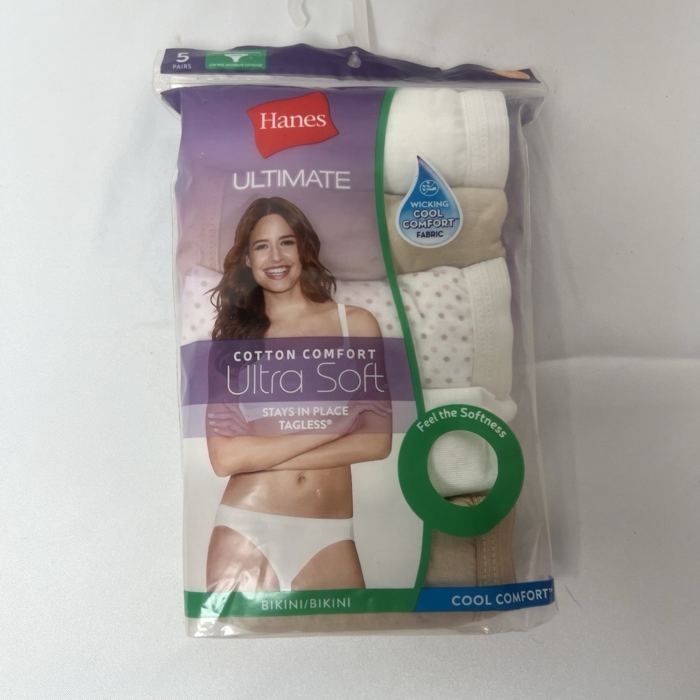 Hanes Bikini Panties (5-pack), 7/ LG